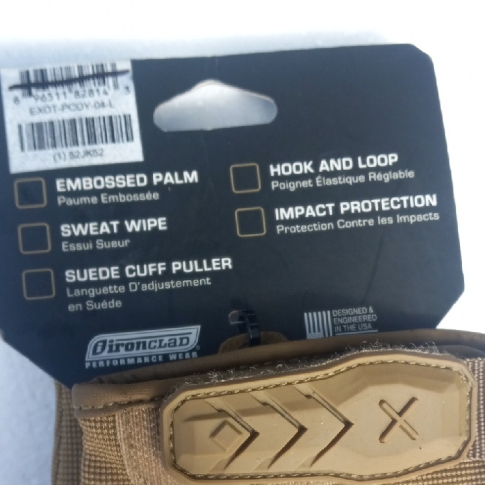 EXO Tactical Operator Pro Gloves - Brown - Picture 3 of 4